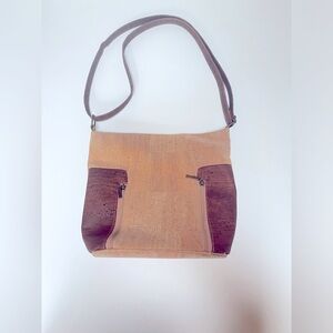 100% Cork Shoulder Bag Made In Portugal